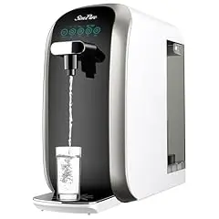 SimPure Y7P-BW UV countertop reverse osmosis water dispenser, black
