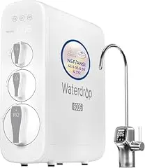 Waterdrop G3 tankless reverse osmosis system under sink, white