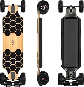 MEEPO Bamboo Series off-road electric skateboard, bamboo pattern
