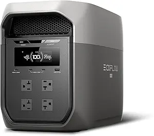 EF ECOFLOW DELTA 3 Max portable power station, dark gray
