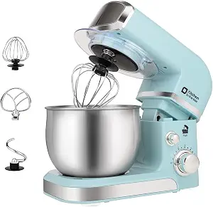 Kitchen in the box compact stand mixer, blue