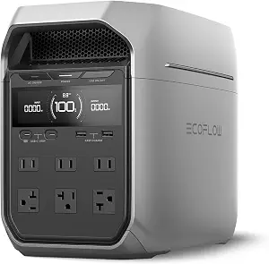 EF ECOFLOW DELTA 3 Plus portable power station, light gray