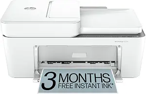 HP DeskJet 4255e all-in-one printer with document feeder, white