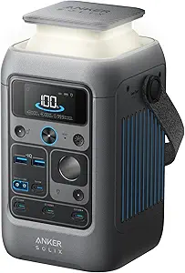 Anker SOLIX C300 DC power bank station with lantern top