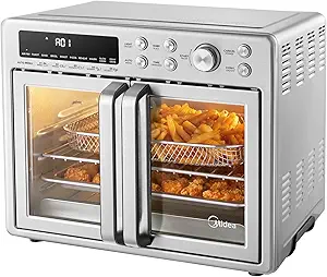 Midea Flexify Classic French door toaster oven air fryer combo, stainless steel