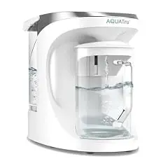 AquaTru Carafe countertop reverse osmosis water purifier with glass carafe